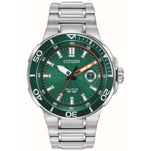 Citizen Eco-Drive Endeavor Green Dial Stainless Steel AW1428